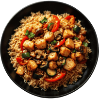 Wok piletina s basmati rižom