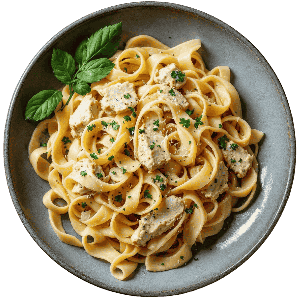 Chicken Alfredo pasta