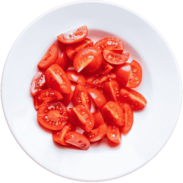 Fresh tomatoe salad