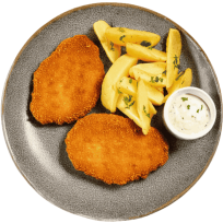 Zagrebački odrezak s krumpirom i tartar umakom