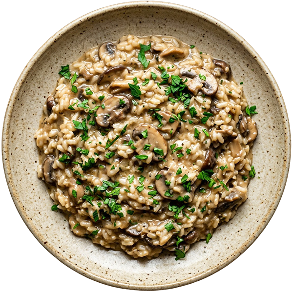 Mushroom risotto