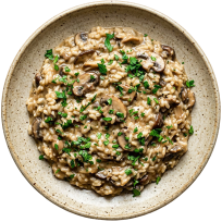 Mushroom risotto