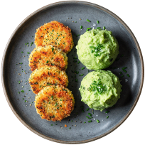 Veggie vegetables mini burger