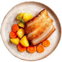 Pečeno carsko meso s krumpirom i mrkvom