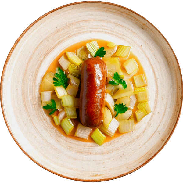 Poriluk varivo s kobasom