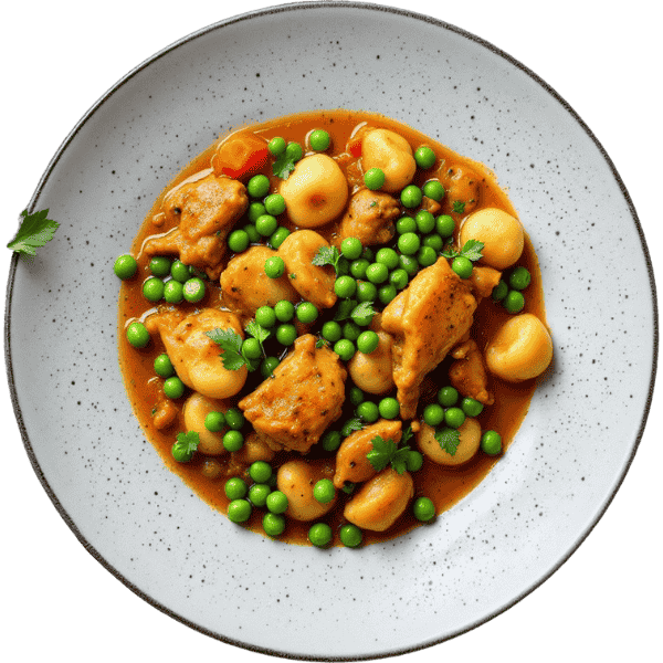 Fino varivo s piletinom, graškom i njokima