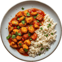 Pileći paprikaš s rižom