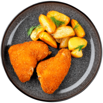 Pohani zabatak s pečenim krumpirom