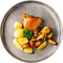 Pečeni zabatak s povrćem i krumpirom