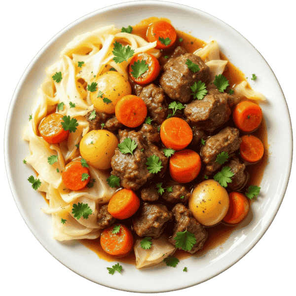 Lešo junetina s povrćem